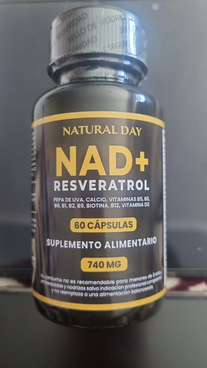 ✨ NAD+ Resveratrol | Energía Celular & Bienestar Diario 🌿