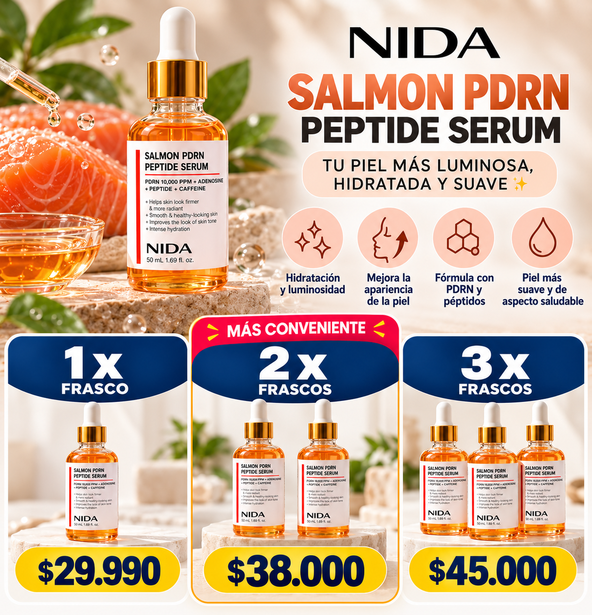 ✨NIDA Sérum Facial PDRN 50 ml ✨