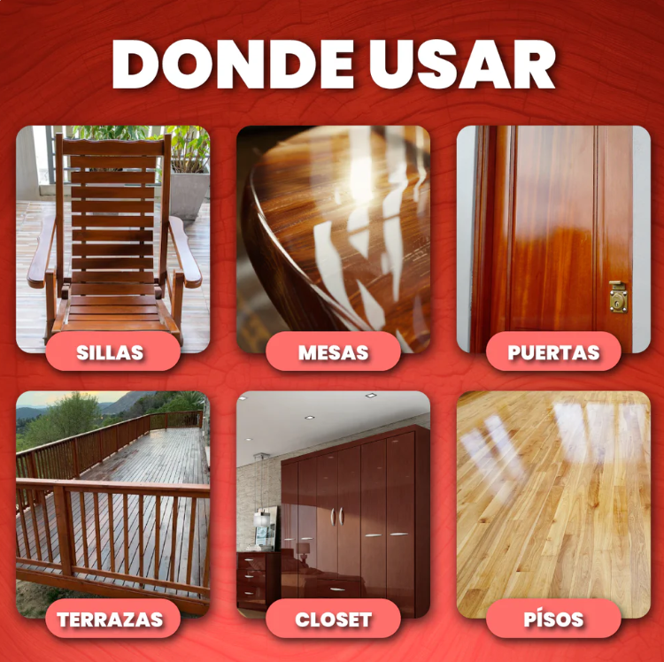 ✨Sellador de Madera – 1 LITRO🪵con Cera Natural