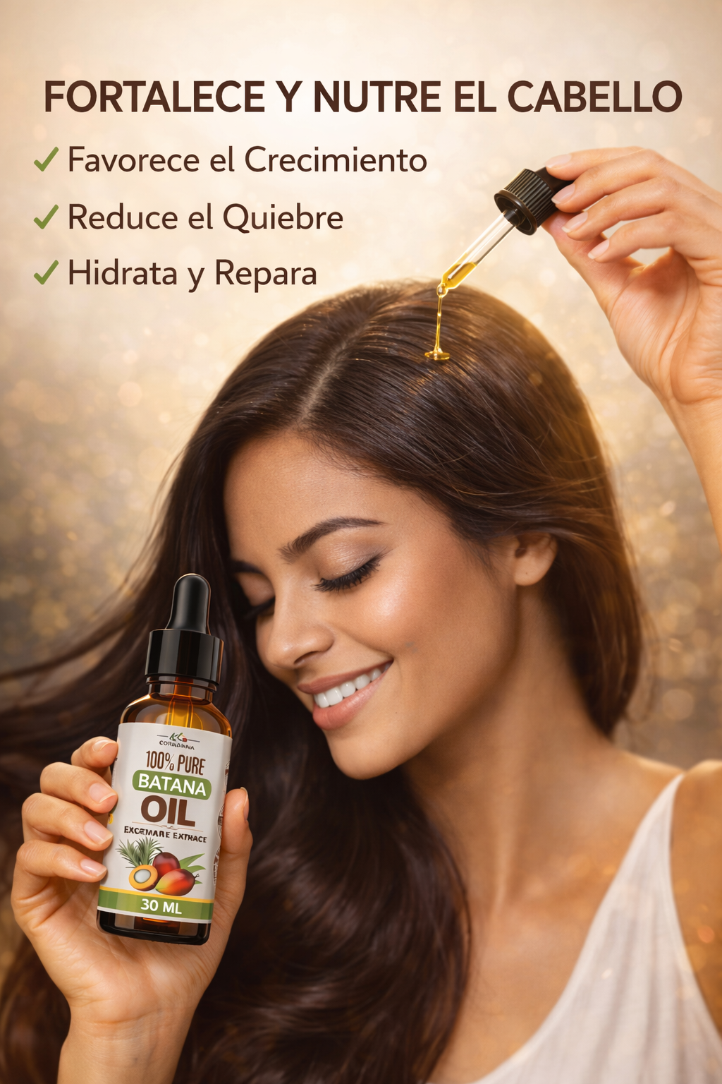 ✨Aceite De Batana + Romero - Crecimiento y Salud Del Cabello 🌿 (30ml)
