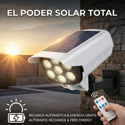 ☀️ Foco Solar con forma de  Cámara 🚨