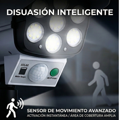 ☀️ Foco Solar con forma de  Cámara 🚨