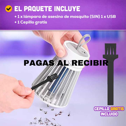 Lámpara Colgante Mata Mosquitos UV 360° ⚡🦟 Sin Químicos para Hogar