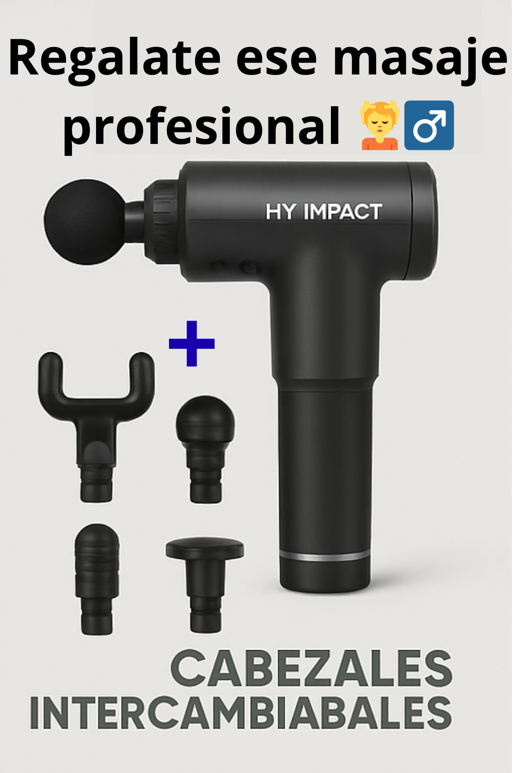💆‍♂️HY IMPACT – Masajeador Profesional para Alivio Profundo✨