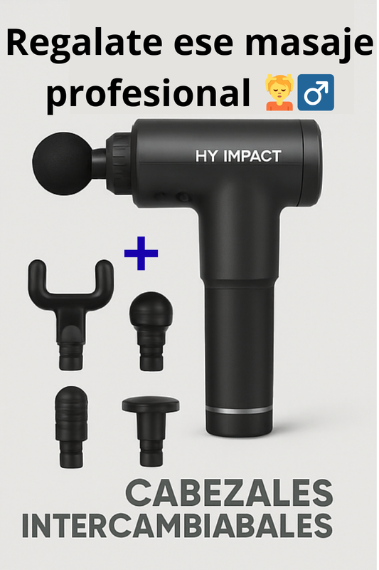 💆‍♂️HY IMPACT – Masajeador Profesional para Alivio Profundo✨