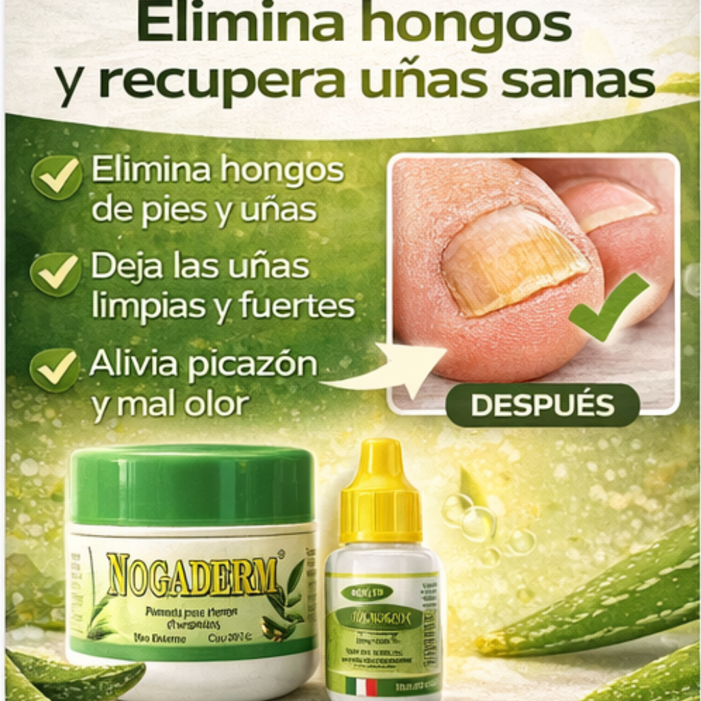 Nogaderm ProCare | Tratamiento Antihongos Uñas (Crema + Gotas)