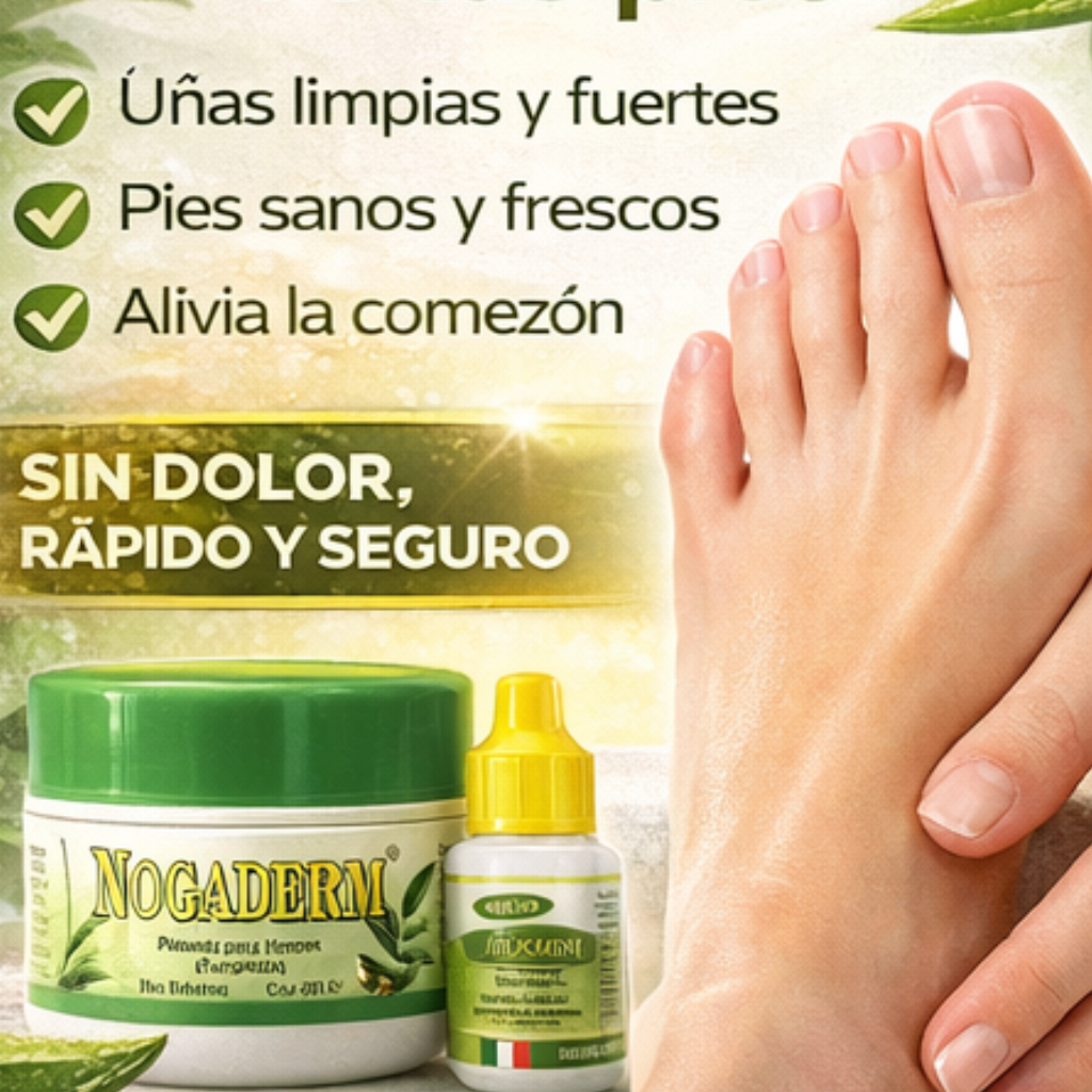 Nogaderm ProCare | Tratamiento Antihongos Uñas (Crema + Gotas)