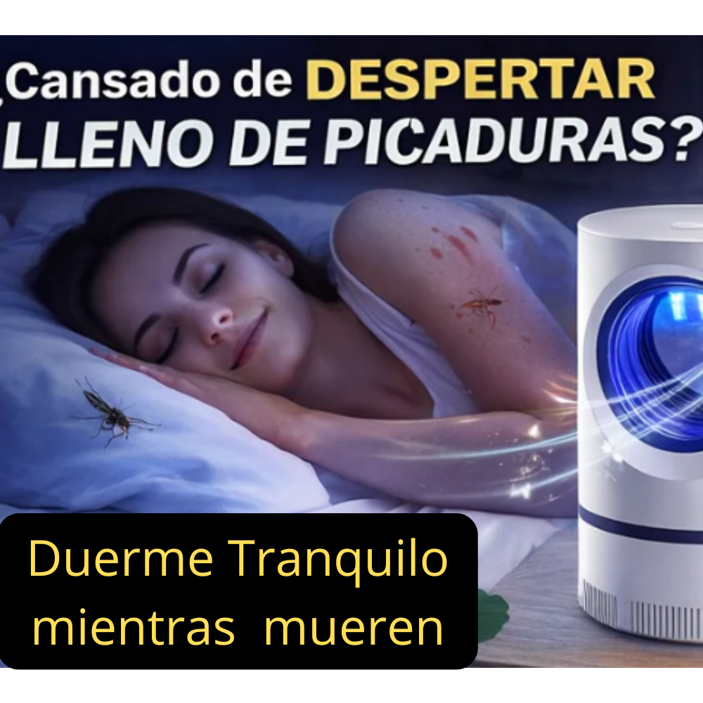 🦟 Lámpara Mata Mosquitos UV – Protección Total en Tu Hogar🏠