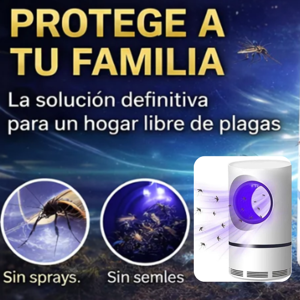 🦟 Lámpara Mata Mosquitos UV – Protección Total en Tu Hogar🏠